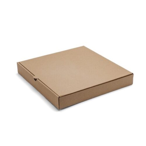 Caja para Pizza marrón de 32x32 cm.