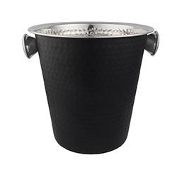 Champagnera Acero Inox. Negro Mate.