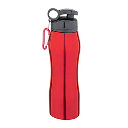 Caramañola Acero c/mosqueton.