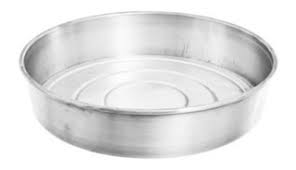 Tortera redonda F/F de aluminio N°30 Nacional.