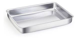 Asadera rectangular de aluminio Oliveira 2.2lts.