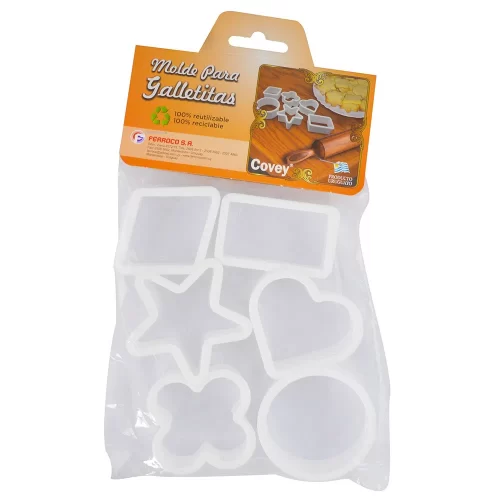 Molde para galletitas x6
