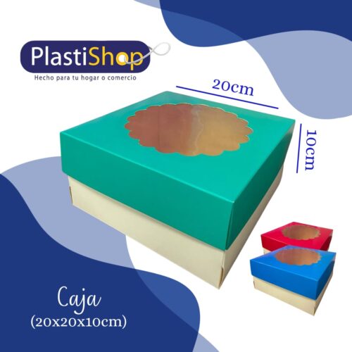 Caja Cartón Visor Nube