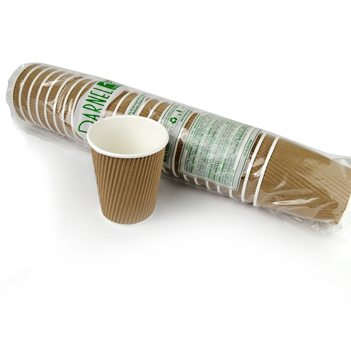 Vaso Darnel Naturals 14oz Beb. Calien. c/protección