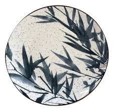 Plato de mesa 26.6cm Hojas azules