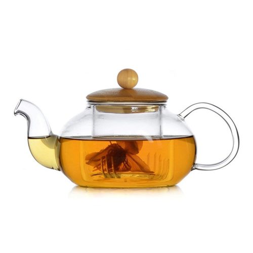 Tetera Con Filtro De Vidrio 1L