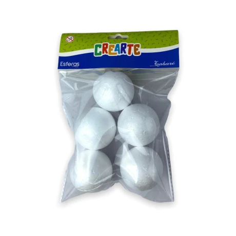 Esfera de espuma N° 6 x 5 Crearte