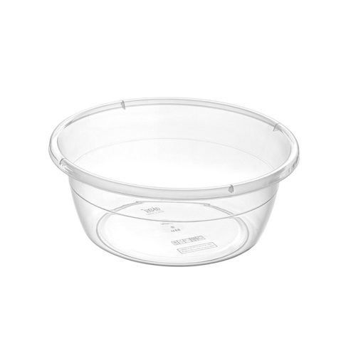 Palangana transparente 24x9,5cm Akay