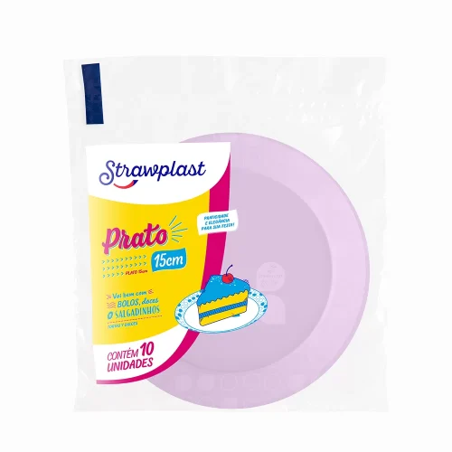 Plato redondo de colores caramelo x10cm