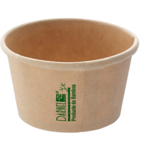 Pote degustación Darnel Naturals 2oz bambú con tapa.