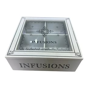 Caja para té 4 divisiones