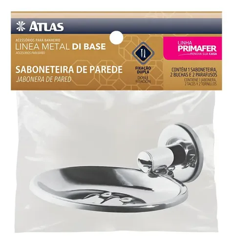 Jabonera Metálica Para Pared