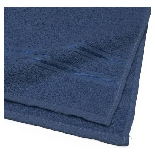 Pack x2 Toallas Priori Döhler Azul Marino (Baño 65x130cm/ Rostro 50x70cm)