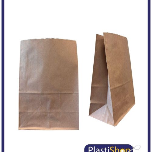 Bolsa de papel para bizcocho marrón