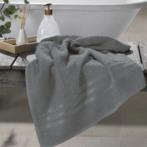 Toalla Baño Priori Döhler 65x130cm Grafito