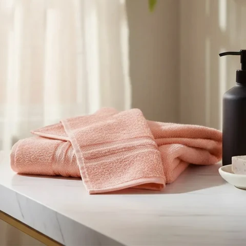 Toalla Baño Priori Döhler 65x130cm Salmón