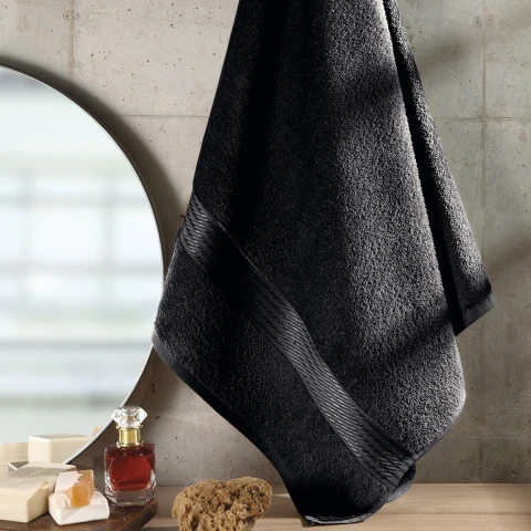 Toalla De Baño Prisma 70x140cm Negro