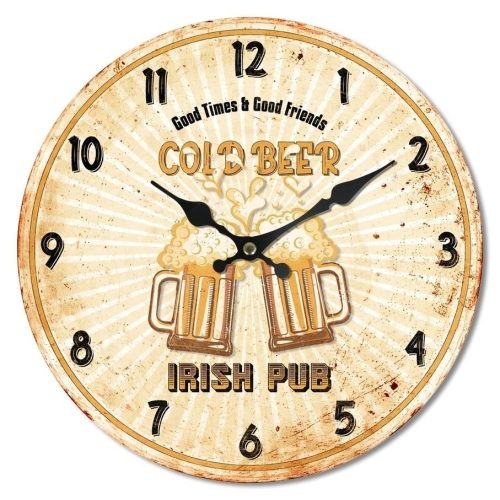 Reloj De Pared MDF Jarra Cold Beer