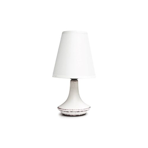 Lampara De Mesa Base Porcelana (16x16x30cm)