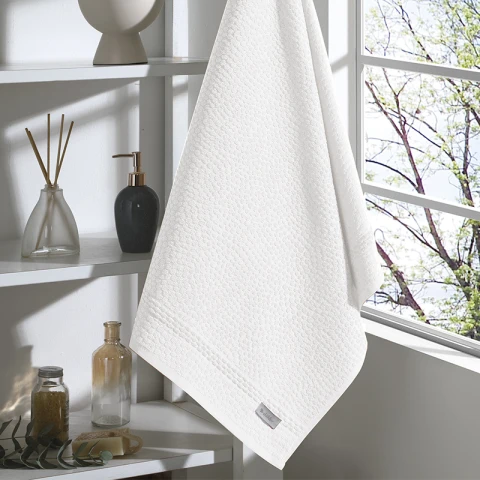 Toalla De Baño Perola Döhler 70x140cm Blanca