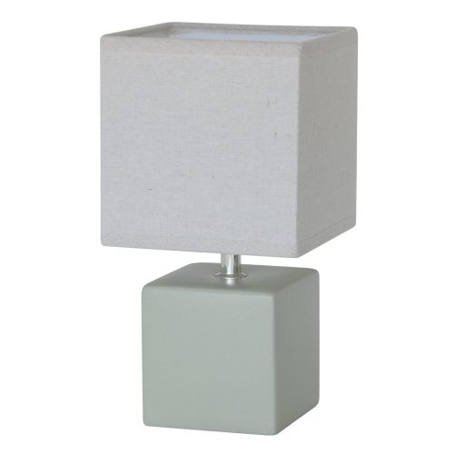 Lámpara De Mesa Cerámica (D15X30CM) GRIS Selecta